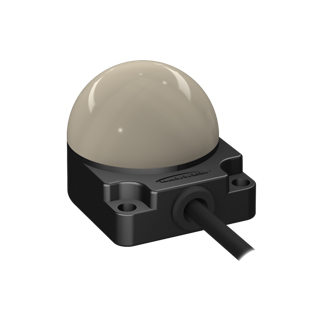 Banner Engineering 50mm Status Indicator; 1-Segment; Red; Steady; 18-30VDC; 2m Potted Cable